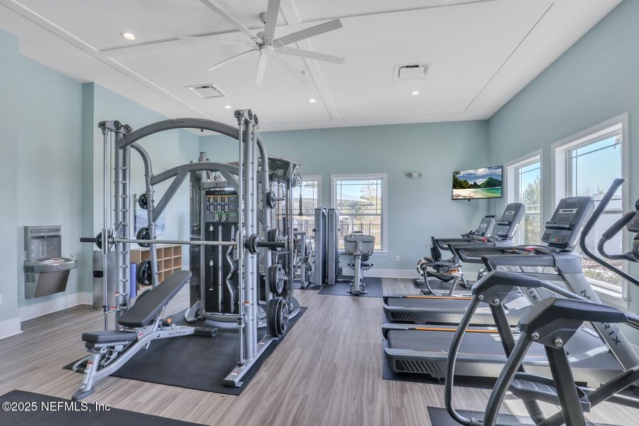 Furnished interior view inside a new home in Everlake at Mandarin, Jacksonville (Image 5).