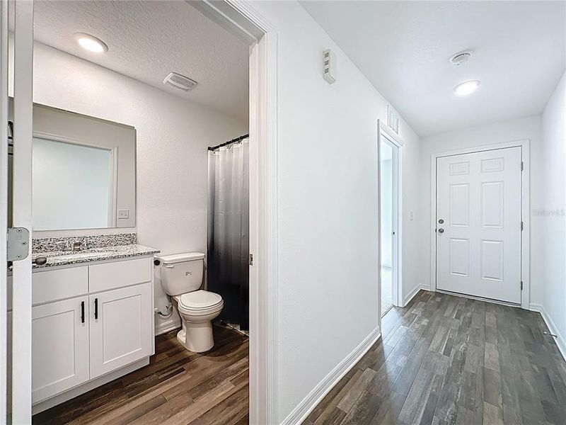 Furnished interior view inside a new home in , Crescent City (Image 5).
