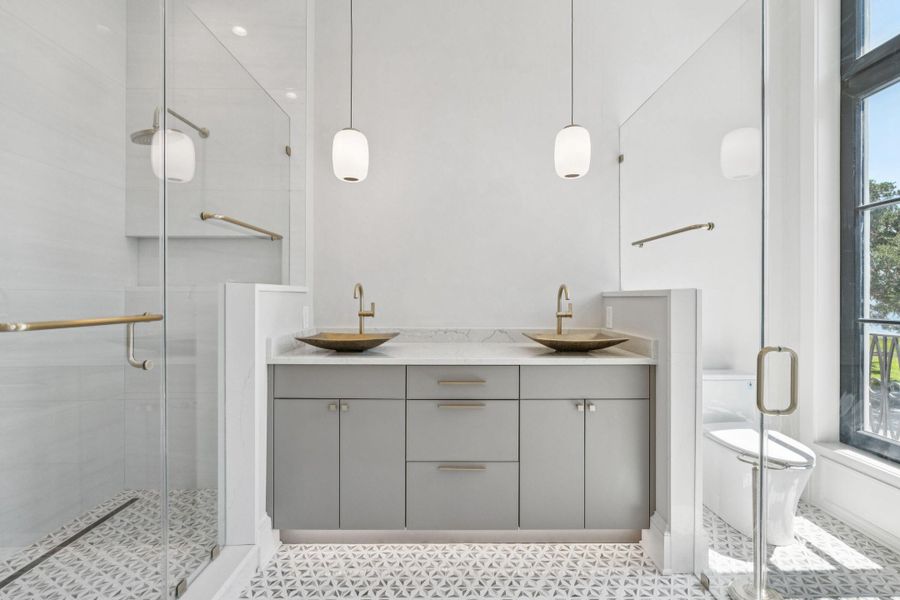 Furnished interior view inside a new home in , Charleston (Image 10).