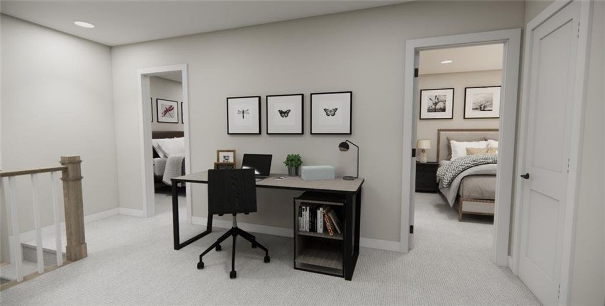 Furnished interior view inside a new home in , Carrollton (Image 18).