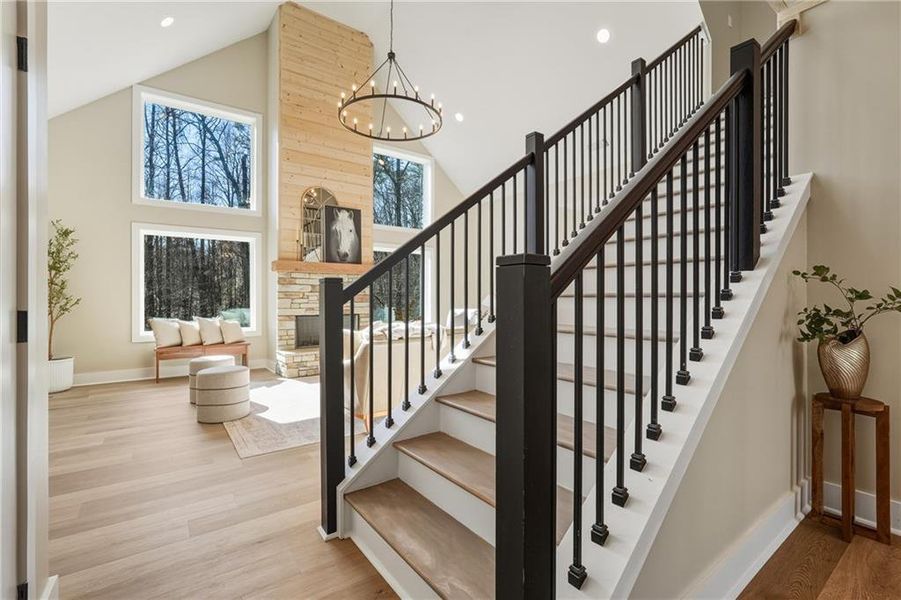 Furnished interior view inside a new home in , Ellijay (Image 5).