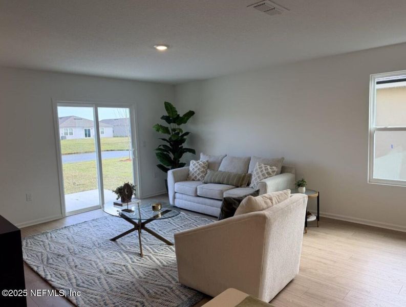 Furnished interior view inside a new home in The Arbors, Jacksonville (Image 12). Furnished interior view inside a new home in The Arbors, Jacksonville (Image 12).