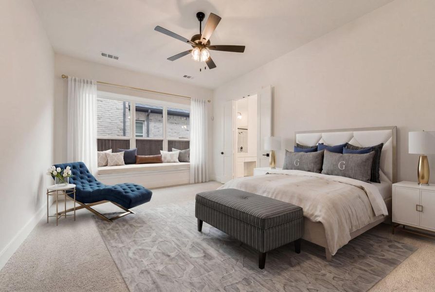 Furnished interior view inside a new home in Edgewater, Fate (Image 12).