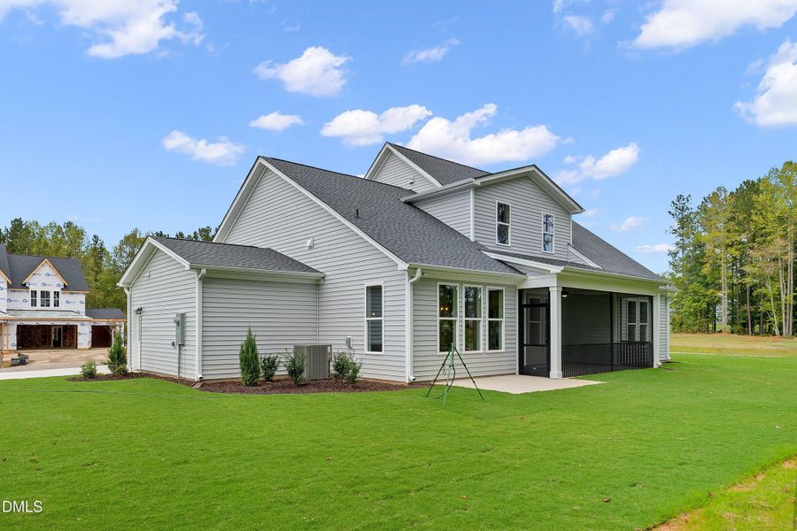 Front exterior of a new home in Baylee Ridge, Selma, NC, highlighting curb appeal (Image 16).