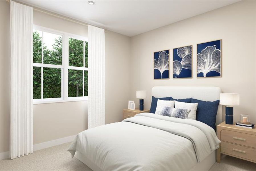 Furnished interior view inside a new home in Seminole Palms Single-Family Homes, Palm Coast (Image 8).