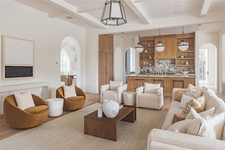 Furnished interior view inside a new home in , Dallas (Image 13).