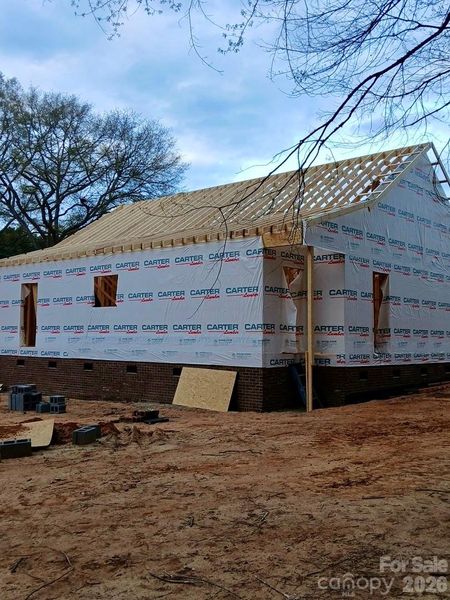 In-progress construction of a new home in , Fort Lawn, SC (Image 3).