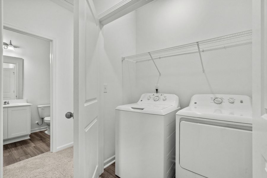 Furnished interior view inside a new home in Pender Woods at Cane Bay, Summerville (Image 3).