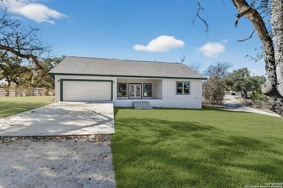 Exterior details and patio area of a home in , Spring Branch (Image 25).