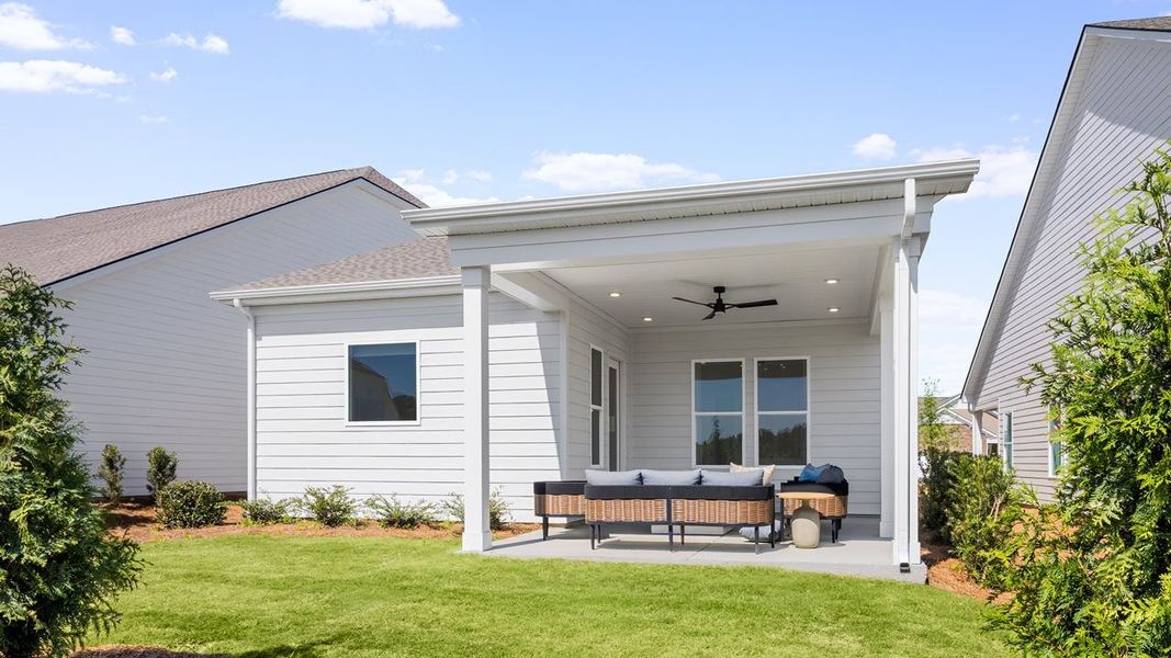 Representative exterior details of a home built from the Beverly by Kolter Homes in Cresswind at Rocky River, Locust (Image 4).