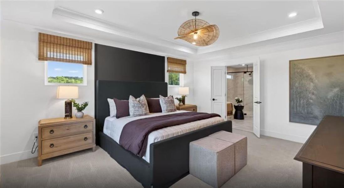 Furnished interior view inside a new home in Riversprings, Dacula (Image 15).