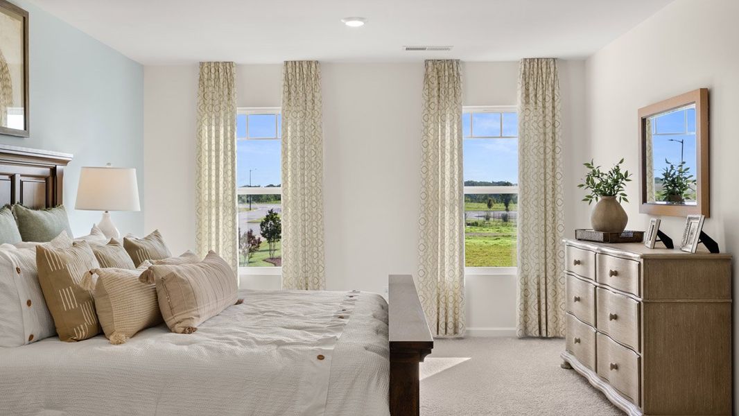 Representative furnished interior of a home built from the HAYDEN Express by D.R. Horton in WillowBrook, Winder (Image 13).