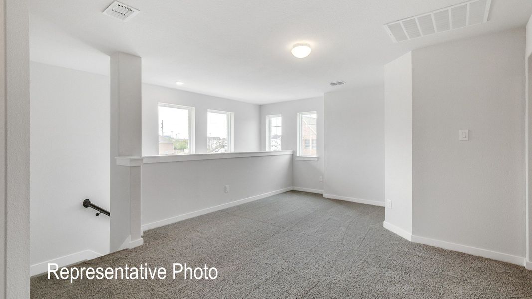 Furnished interior view inside a new home in Walden Pond, Forney (Image 14).