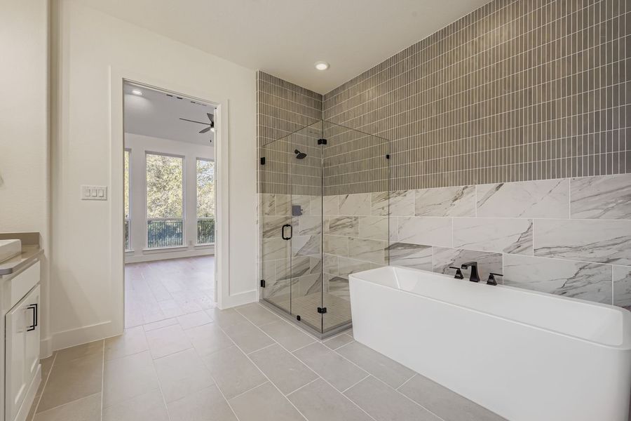 Plan 1643 primary bathroom representative photo