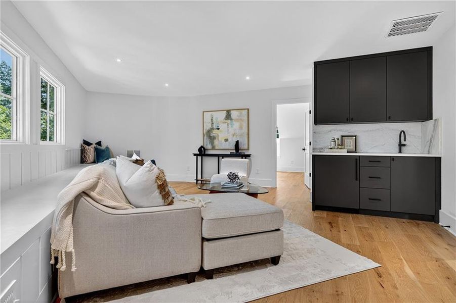 Furnished interior view inside a new home in , Atlanta (Image 38).
