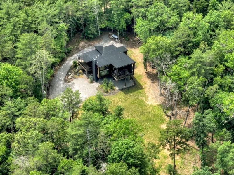 Front exterior of a new home in , Blue Ridge, GA, highlighting curb appeal (Image 30).