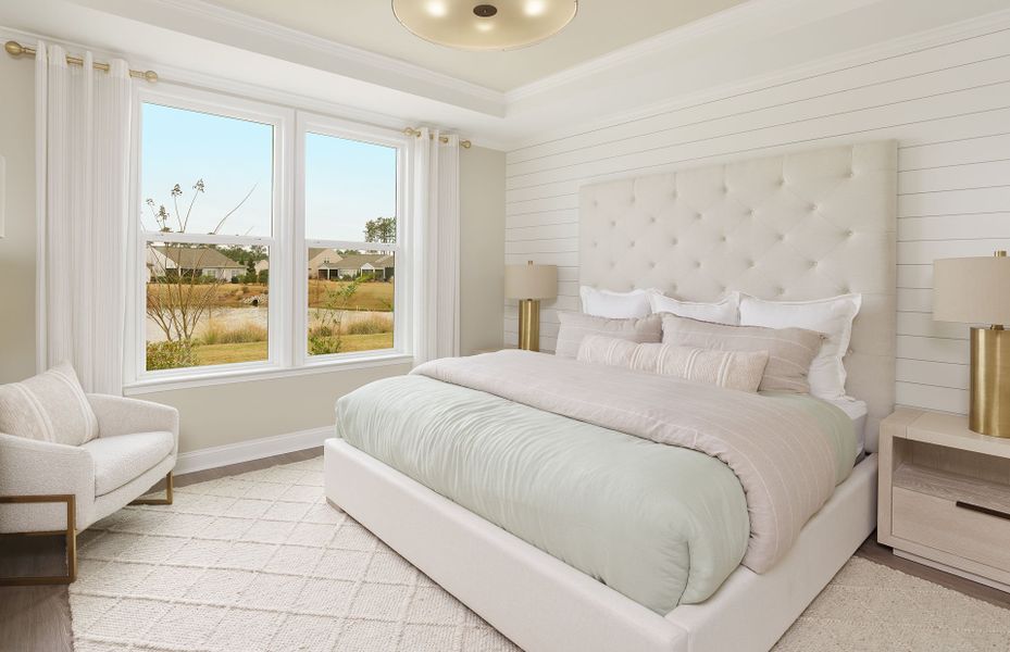 Furnished interior view inside a new home in Carolina Riverside, Belmont (Image 8).