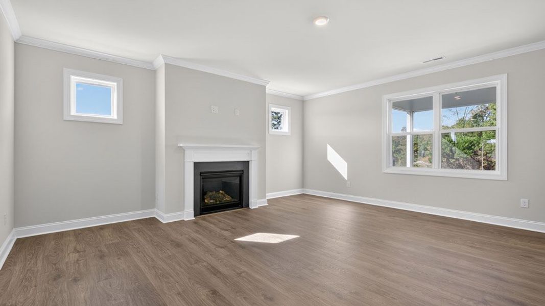 Spacious, unfurnished interior of a new home in The Manors at Haywood Glen, Knightdale (Image 13).