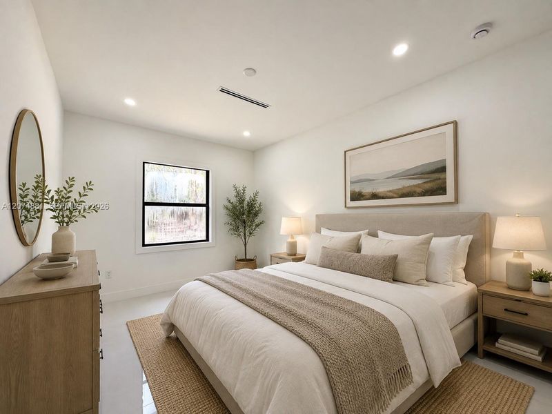 Furnished interior view inside a new home in , Naples (Image 9).