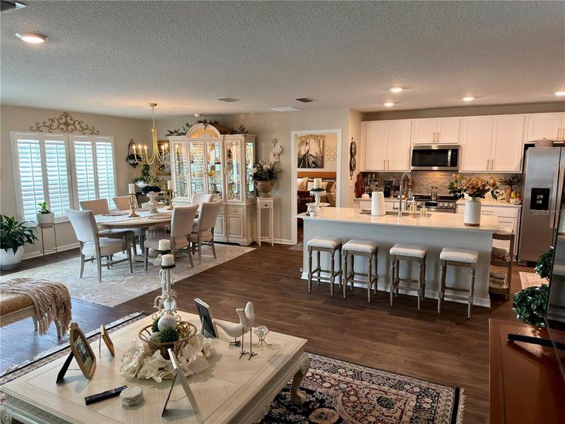 Furnished interior view inside a new home in Sawmill Branch Express, Palm Coast (Image 10).
