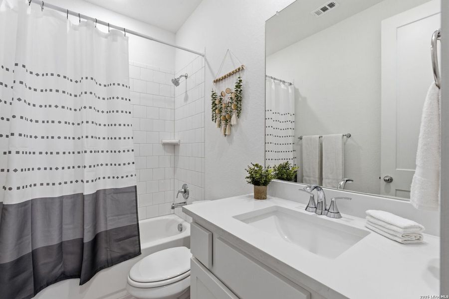Furnished interior view inside a new home in Veramendi, New Braunfels (Image 13).