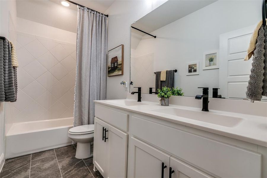 Furnished interior view inside a new home in Rockwood, Mansfield (Image 18). Furnished interior view inside a new home in Rockwood, Mansfield (Image 18).