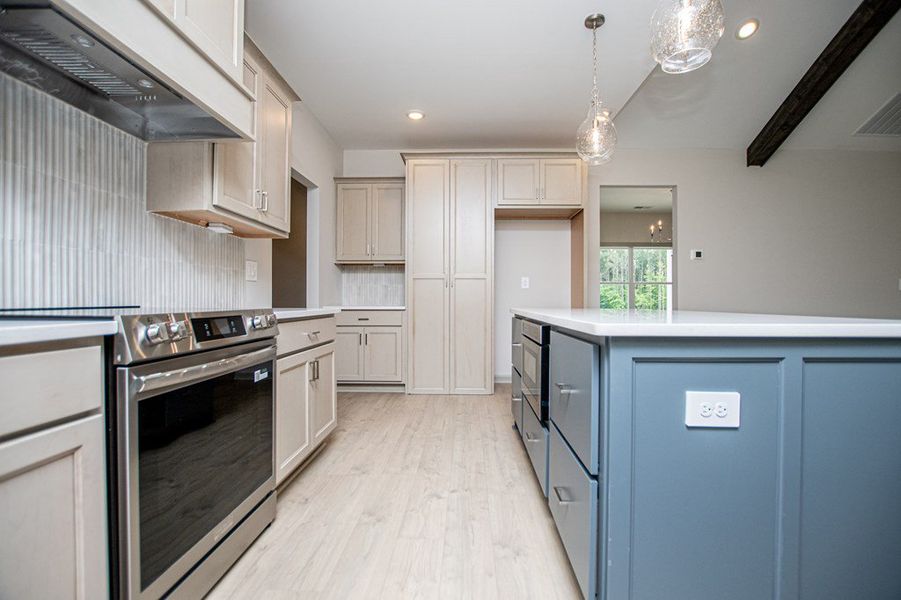 Furnished interior view inside a new home in WOODMONT RESERVE, Roopville (Image 45).