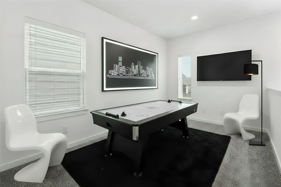 Furnished interior view inside a new home in Highland Commons, Houston (Image 28).