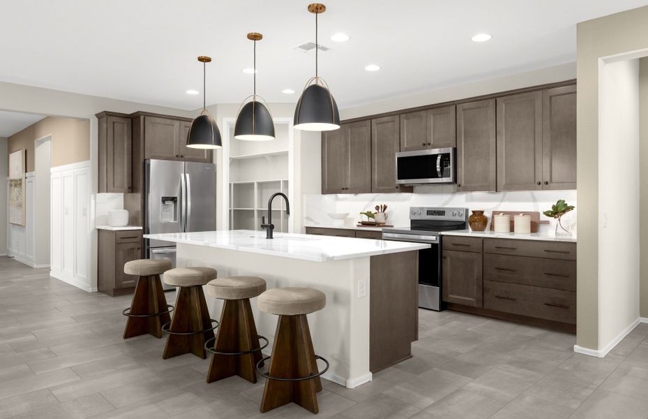 Representative furnished interior of a home built from the Tifton Walk by Del Webb in Sun City Anthem at Merrill Ranch, Florence (Image 5).