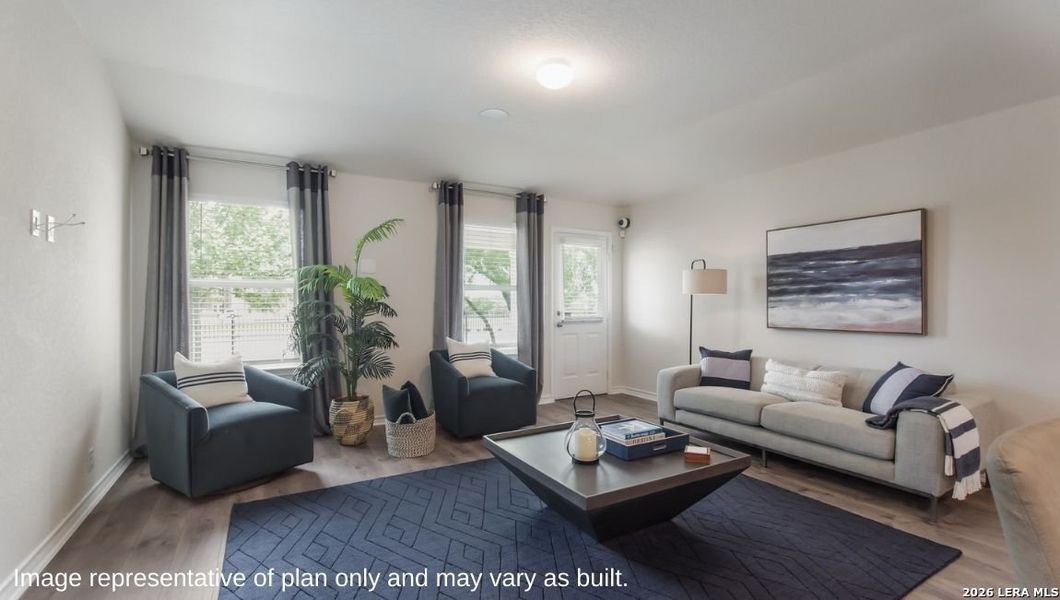 Furnished interior view inside a new home in Steele Creek, Cibolo (Image 5).