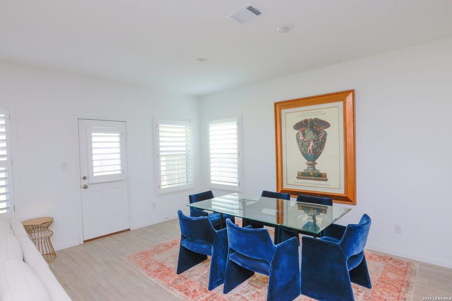 Furnished interior view inside a new home in Hidden Trails, Bulverde (Image 19).