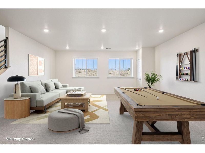 Furnished interior view inside a new home in Villa Collection, Fort Collins (Image 6).