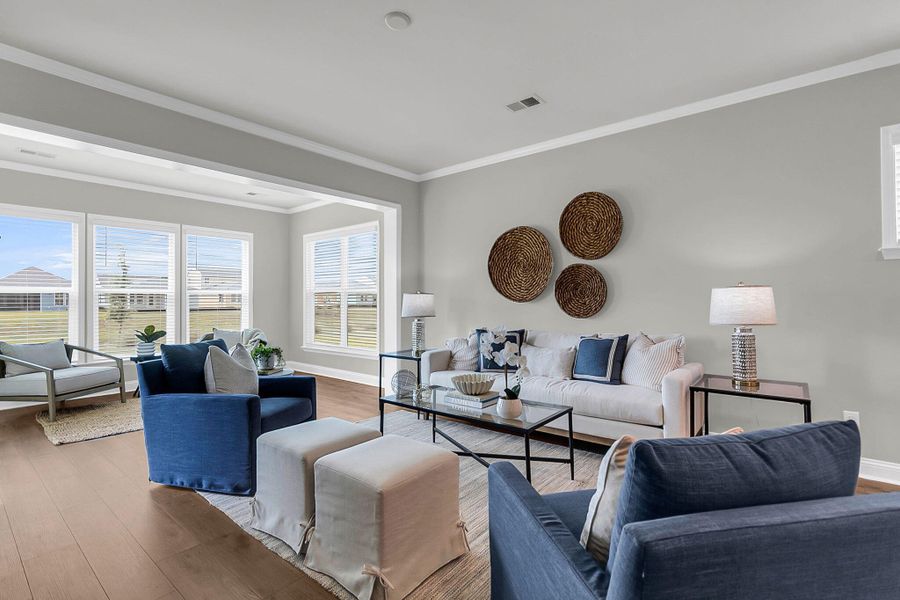 Furnished interior view inside a new home in , Summerville (Image 5).