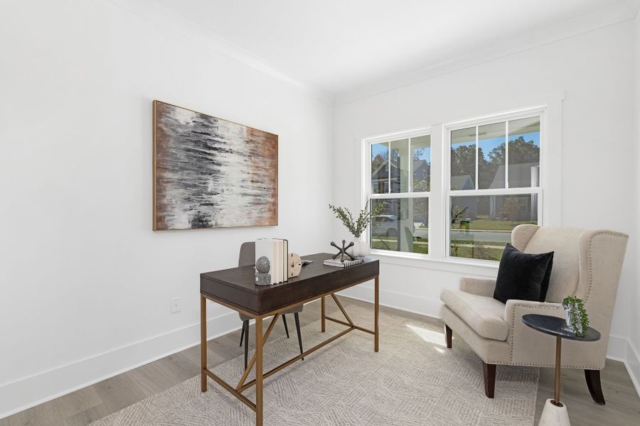 Furnished interior view inside a new home in Stonebridge Fairways, Monroe (Image 14).