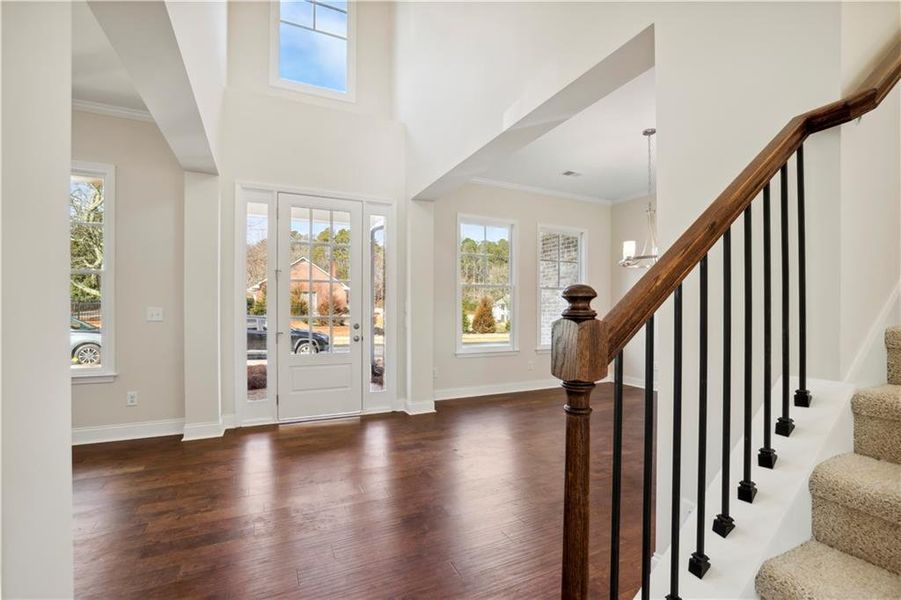 Spacious, unfurnished interior of a new home in , Sugar Hill (Image 8).