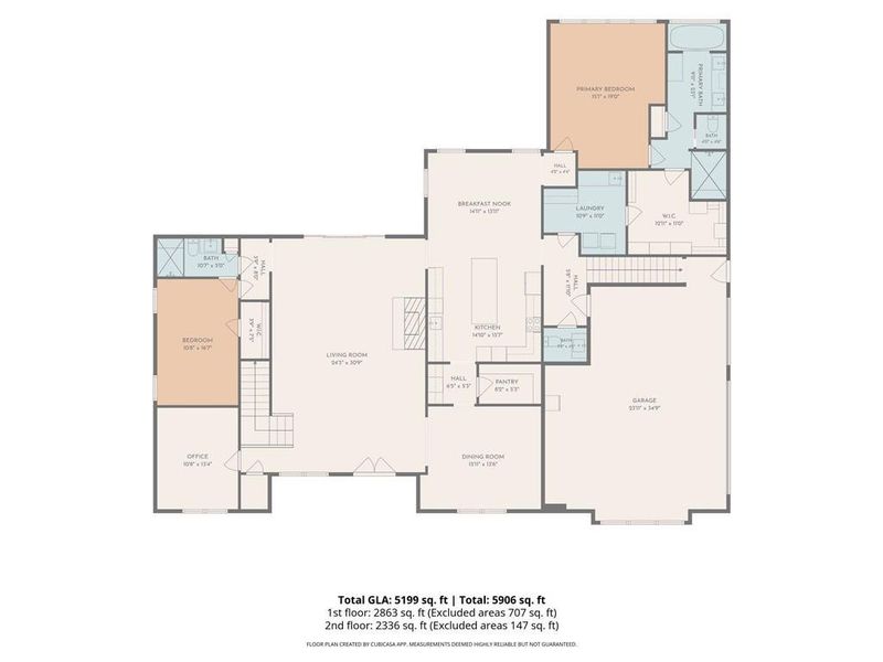 2D floor plan layout of this home in , Auburn, GA (Image 7).