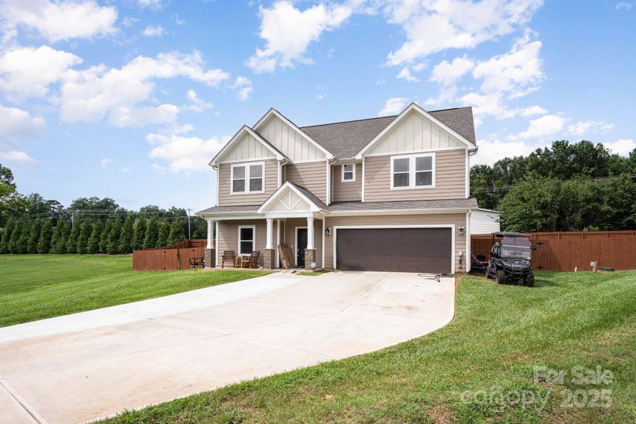 Front exterior of a new home in , Newton, NC, highlighting curb appeal (Image 22). Front exterior of a new home in , Newton, NC, highlighting curb appeal (Image 22).