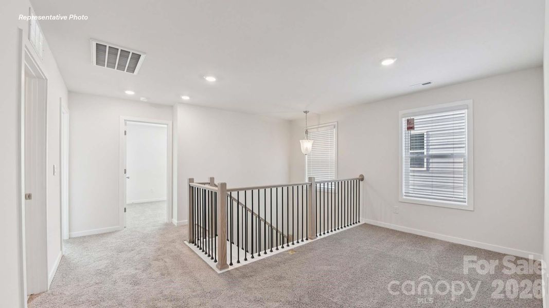 Spacious, unfurnished interior of a new home in Oak Grove Hill, Huntersville (Image 31).