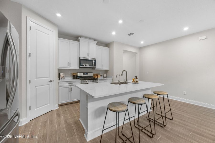 Furnished interior view inside a new home in , Jacksonville (Image 13).