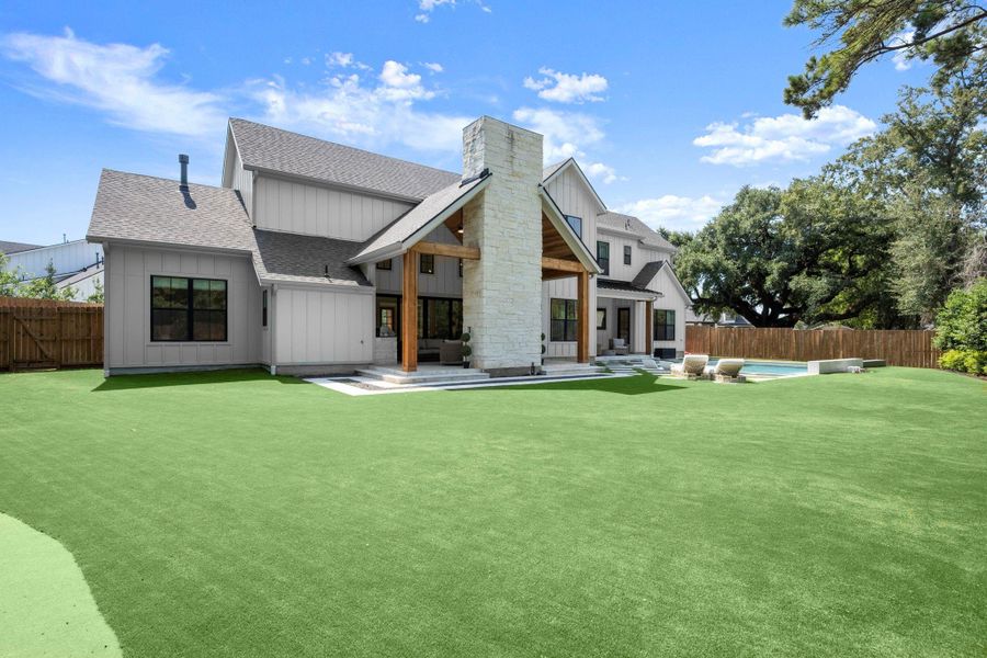 Exterior details and patio area of a home in , Tomball (Image 26).