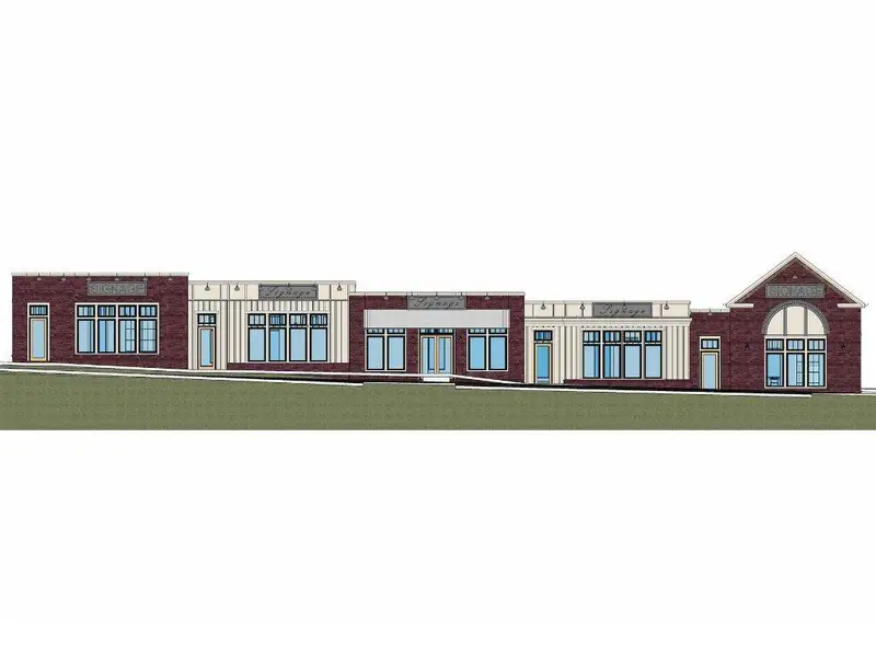 Exterior rendering of this home design in Laurel View, Suwanee, GA (Image 3).