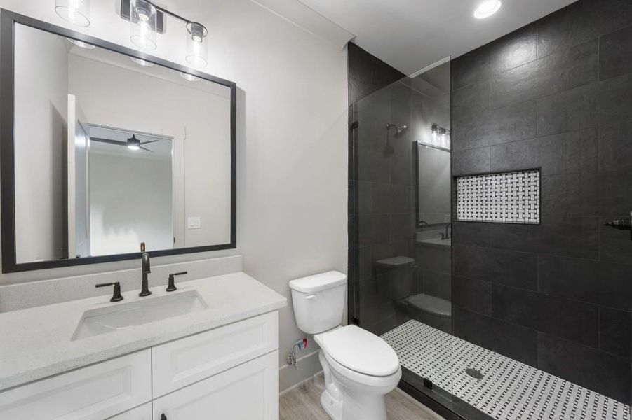 Furnished interior view inside a new home in , Buford (Image 8).