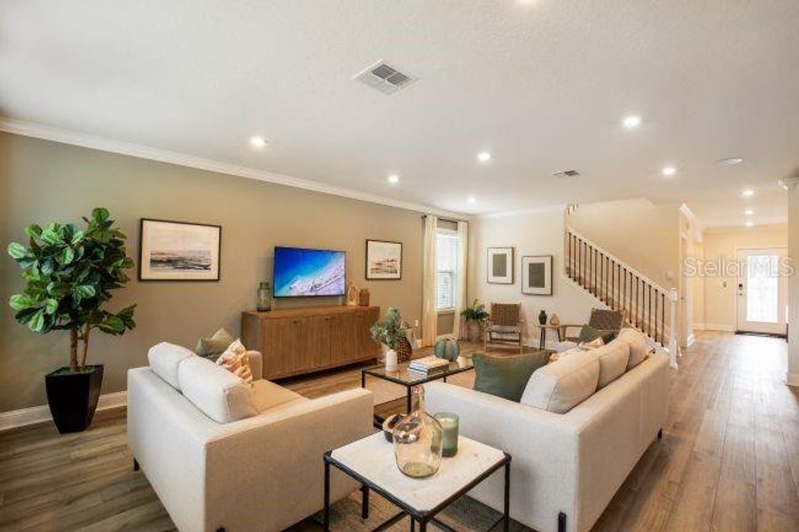 Furnished interior view inside a new home in Briarwood, Alachua (Image 6).