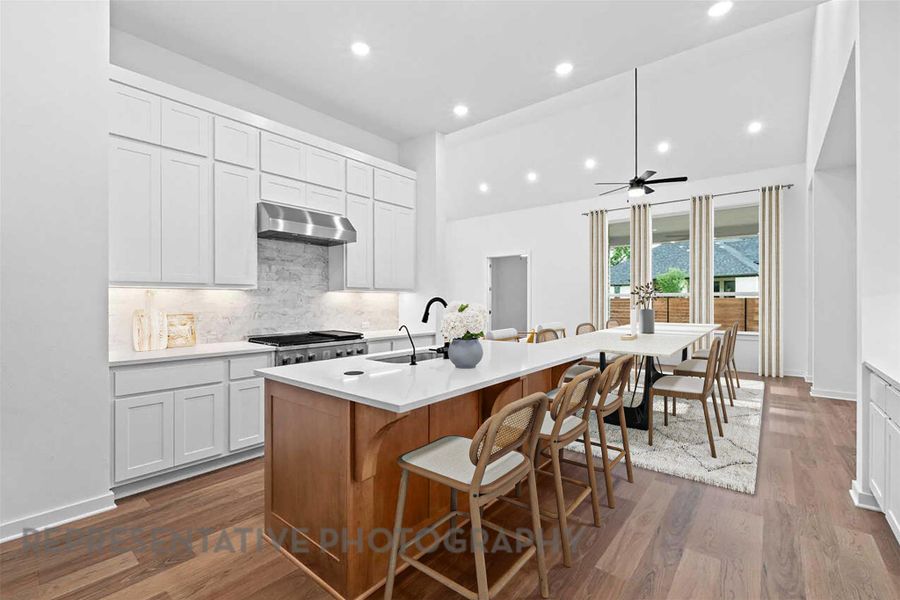 Furnished interior view inside a new home in Broken Oak, Georgetown (Image 5).