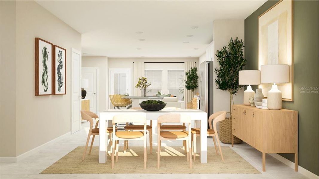 Furnished interior view inside a new home in EverBe, Orlando (Image 9). Furnished interior view inside a new home in EverBe, Orlando (Image 9).