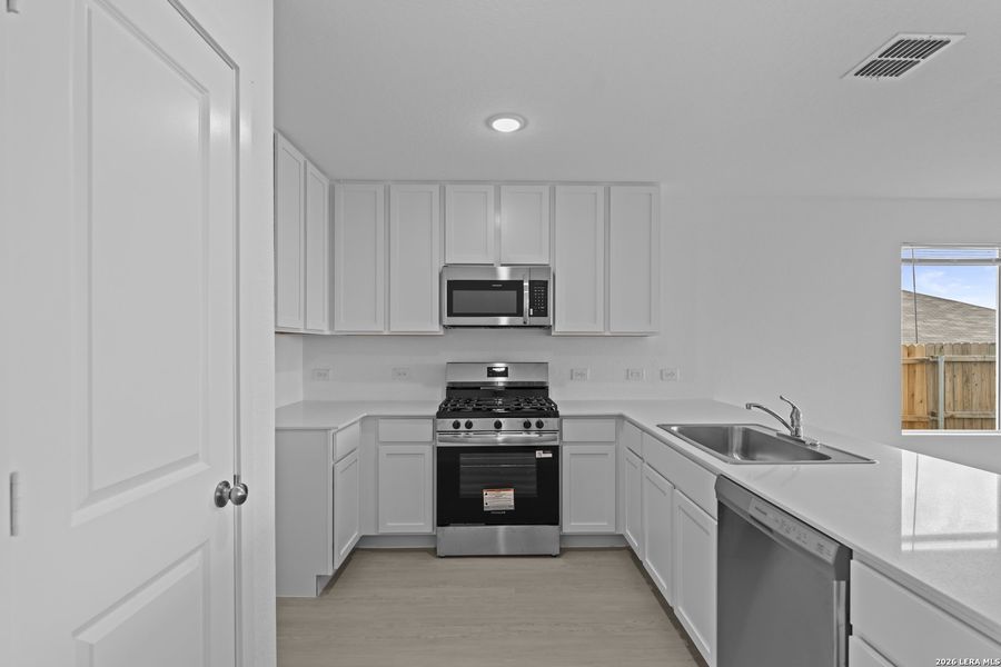 Furnished interior view inside a new home in Hightop Ridge, Converse (Image 5).