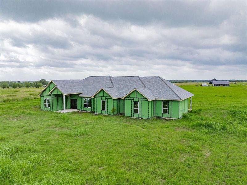 In-progress construction of a new home in , Wills Point, TX (Image 10).