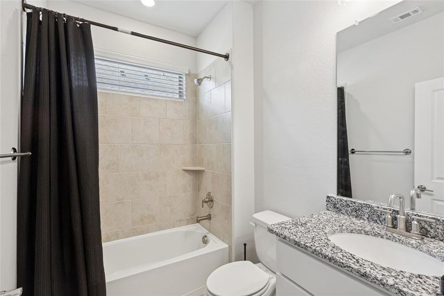 Furnished interior view inside a new home in , Oak Point (Image 12).