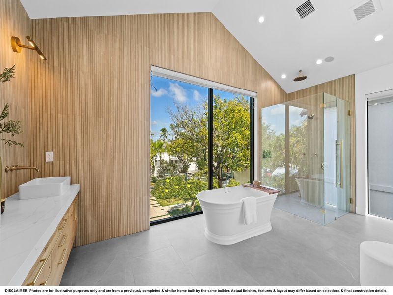 DISCLAIMER: Photos are for illustrative purposes only and are from a previously completed & similar home built by the same builder. Actual finishes, features & layout may differ based on selections & final construction details.