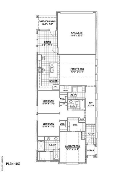 Plan 1452 1st Floor Plan 1452 1st Floor